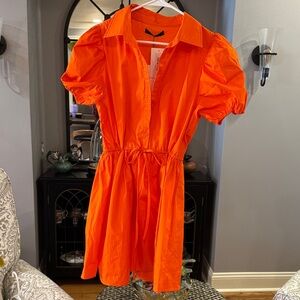 Deluc Bold Orange Dress